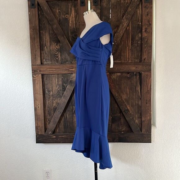 NWT Grace Karin WOMEN Backless Off Shoulder
Ruched Dress Blue Large - Picture 7 of 15